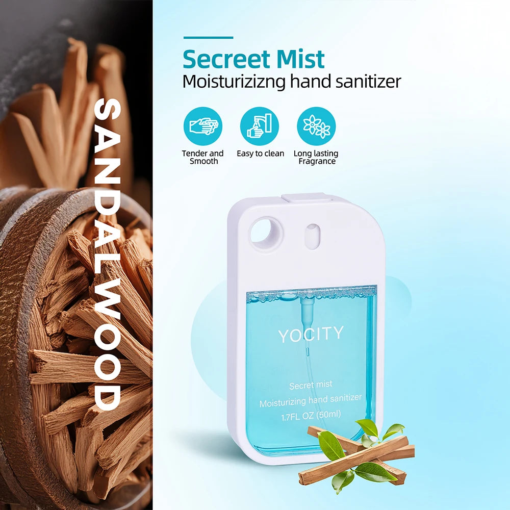 50ml Air Freshener Home Car Fragrance Spray Fresh Air Long-Lasting Fragrance Travel Bathroom Hotel Gifts Hand Sanitizer Bottles