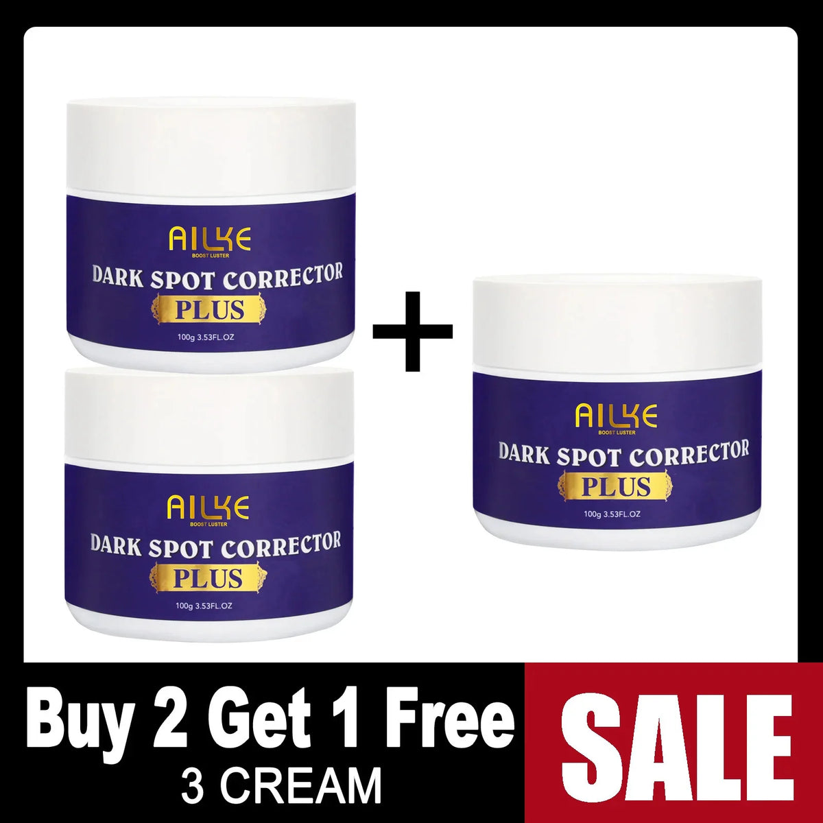 AILKE Skin Lightening Cream Dark Spot Corrector For Uneven Skin Tone