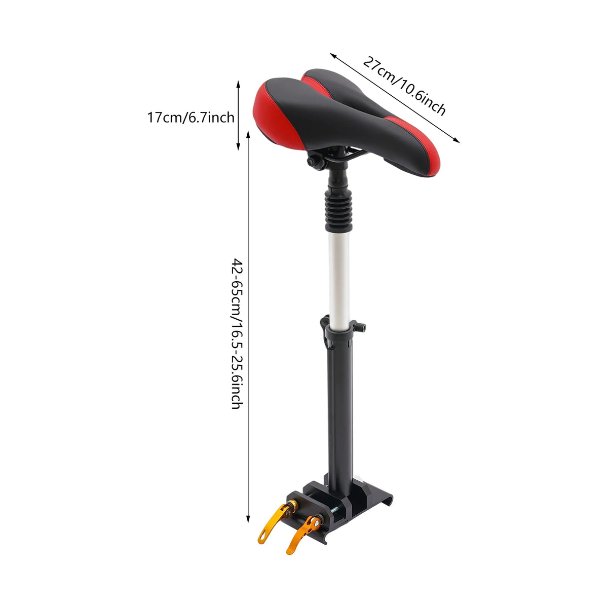 Scooter Seat Cushion Saddle Foldable Height Chair Adjustable Shock Electric Scooter Folding Saddle Seats for Xiaomi M365