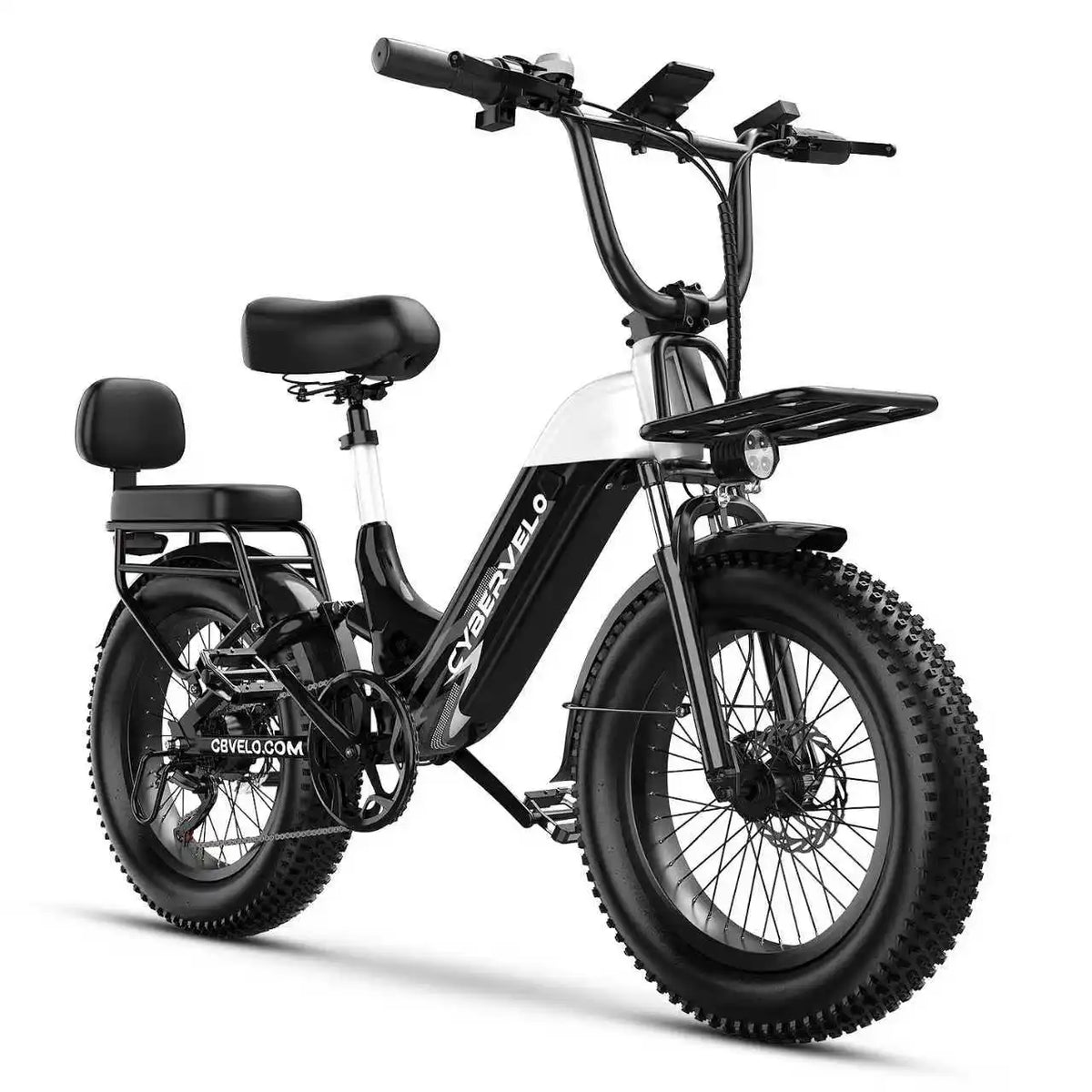 CyberVelo Adult Step Thru Electric Bike 1500W 20Ah Battery