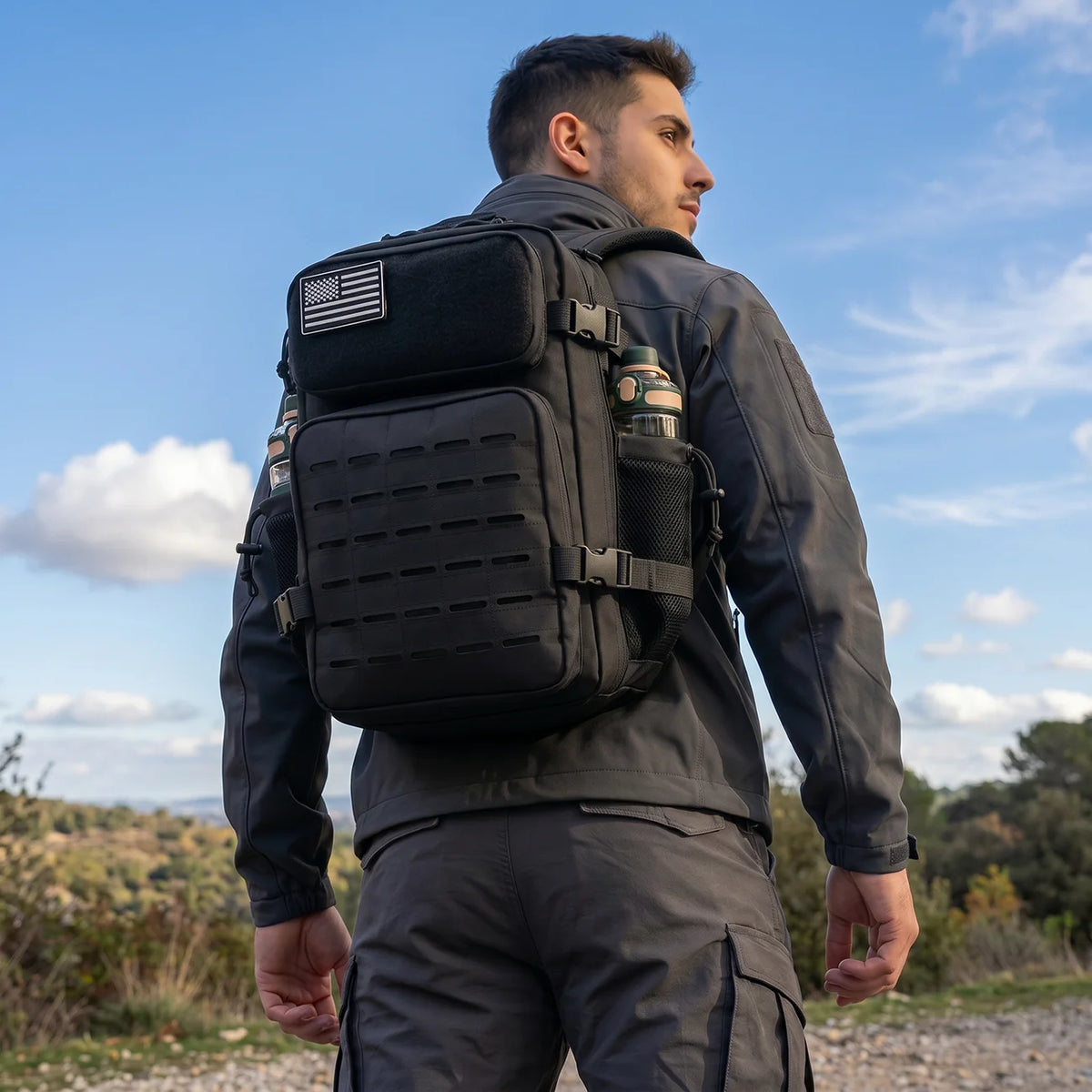 Refire Gear Tactical Hunting Backpack Featuring Dual Cup Holders