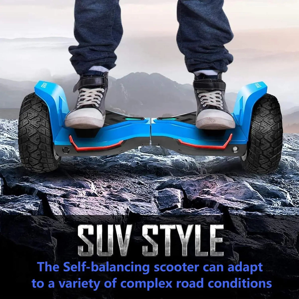 Off Road Dual Motor Self Balancing Scooter With Music Speaker