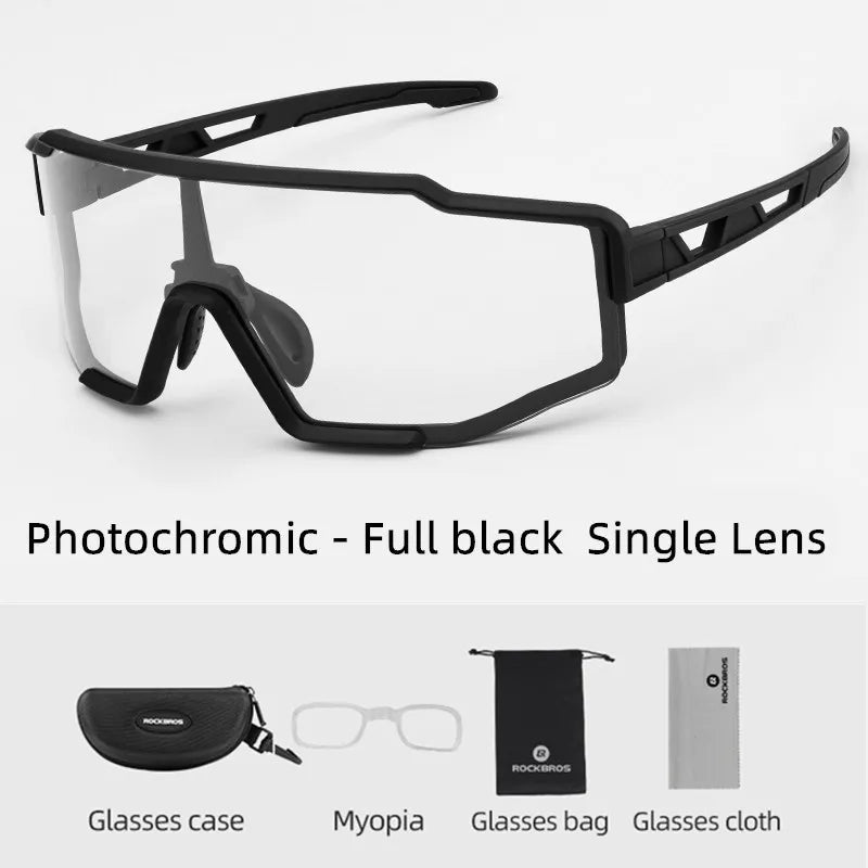 Rockbros Photochromic Polarized Cycling Sunglasses UV Protection Sport Eyewear