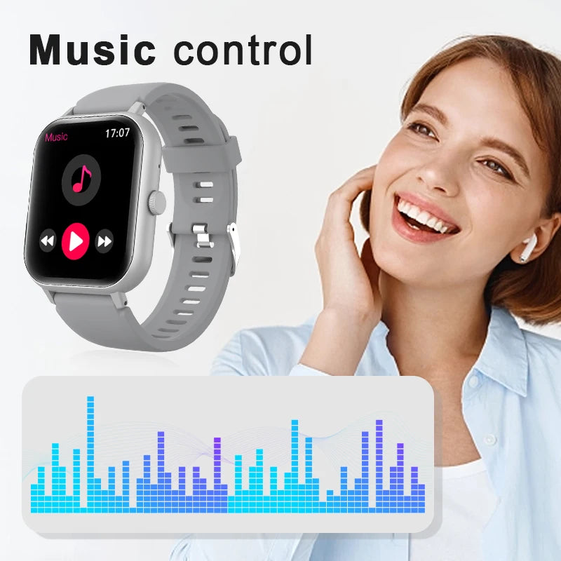 Odelettevcy Smart Watch Wireless Calling Multi Sport Fitness Tracker