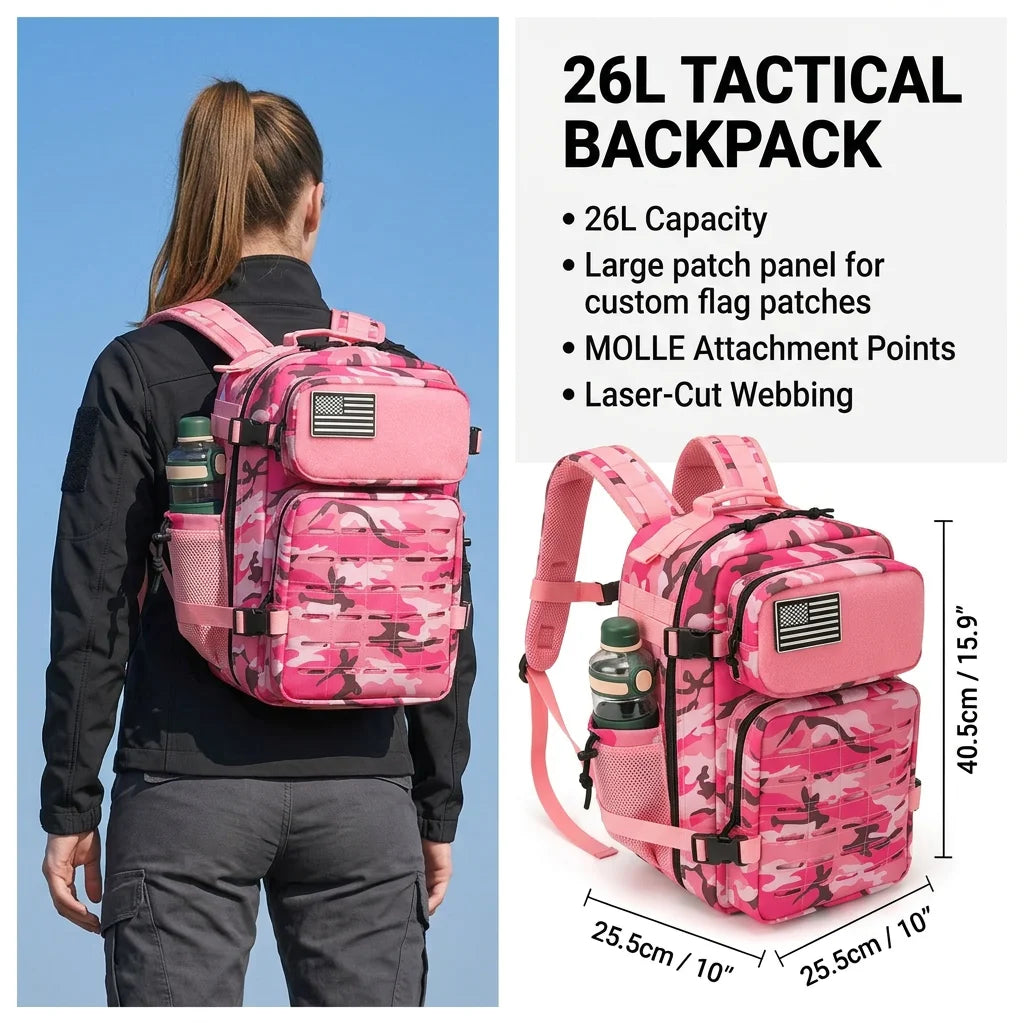 Refire Gear Tactical Hunting Backpack Featuring Dual Cup Holders