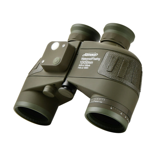 HD Marine Binoculars With Rangefinder And Compass Waterproof