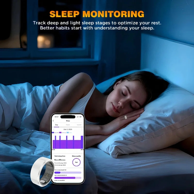 Casatelieer Smart Ring With SpO2 And Heart Rate Tracking