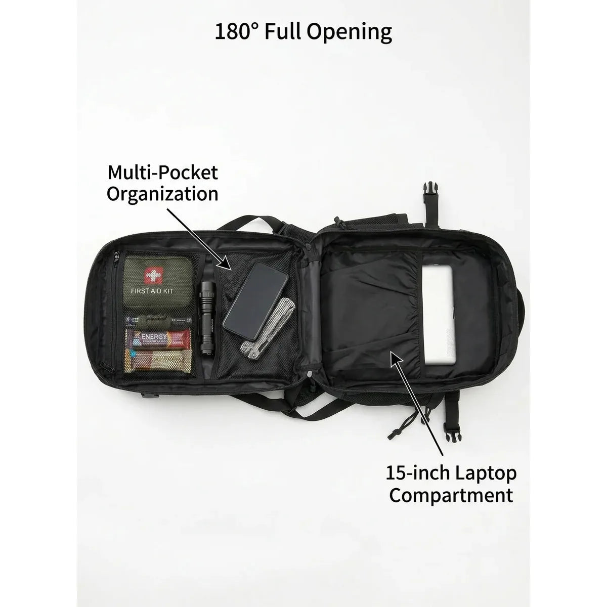 Refire Gear Tactical Hunting Backpack Featuring Dual Cup Holders