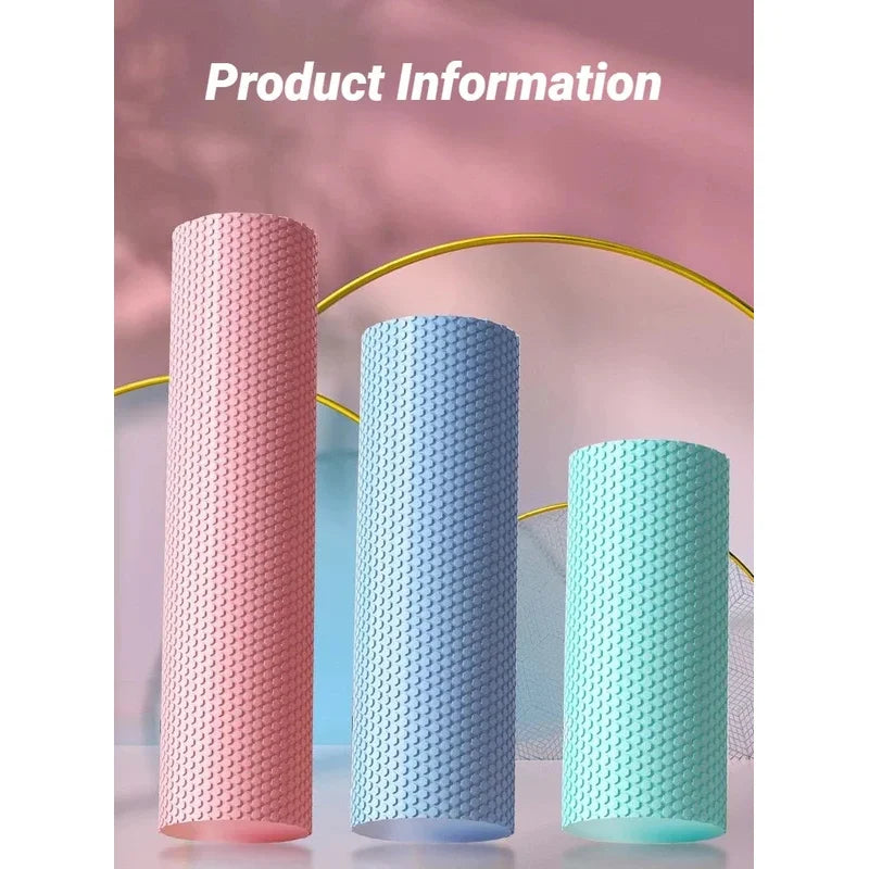 Hexagonal EVA Foam Yoga Roller With 3D Floating Massage Nodes