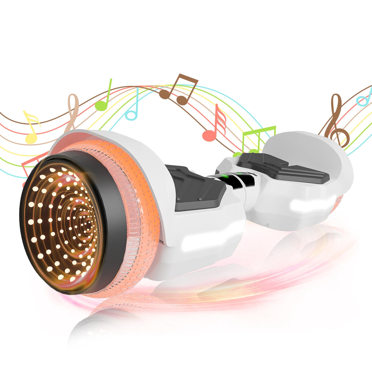 Simate Kids Self Balancing Electric Scooter With Led Wheels