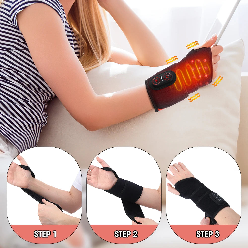 Hailicare Wireless Vibration Heating Wrap With LED Beads