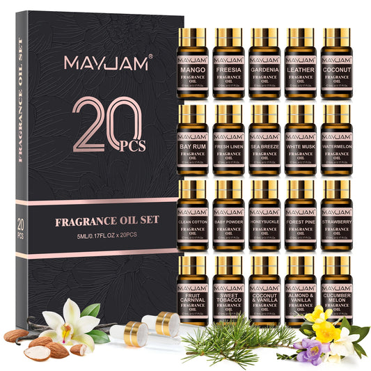 Mayjam Fragrance Oils Kit For Diffuser And Candle Making