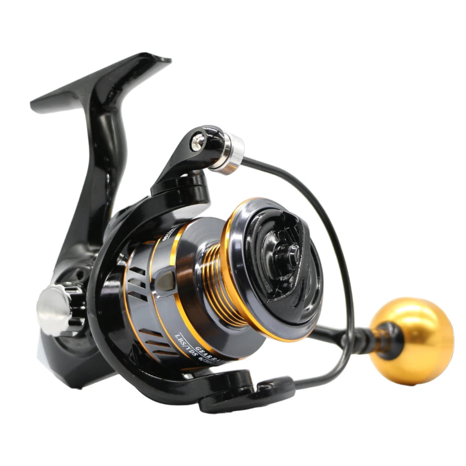 Rooblinos High Speed Spinning Fishing Reel With Metal Cup Strong Drag