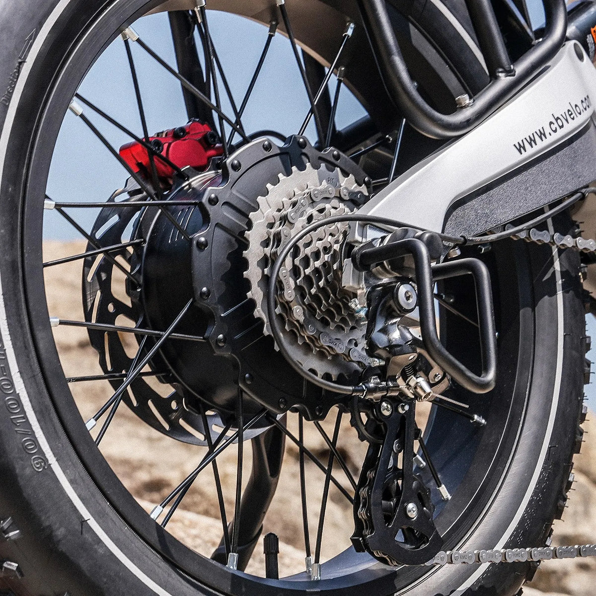 CBVELO Ek6 Fat Tire Electric Bike With 48V Lithium Battery