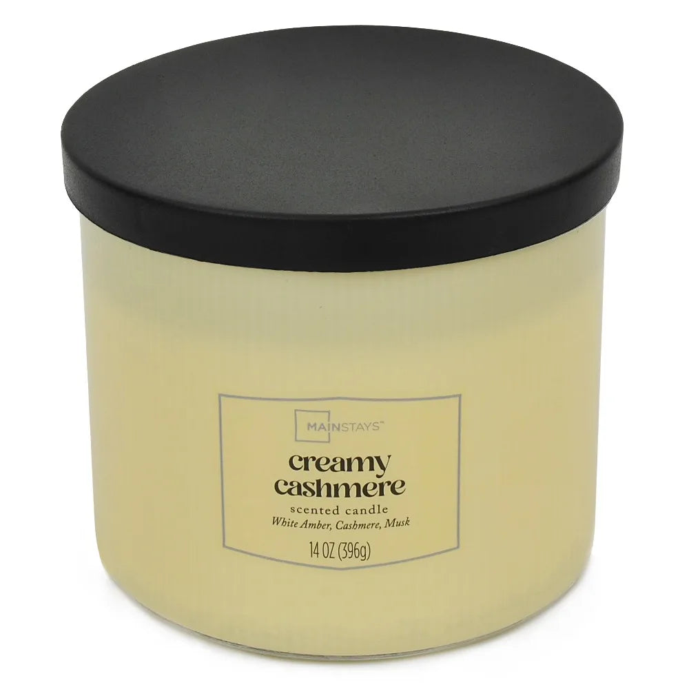 Textured Wrapped Soy Wax Candle With Cashmere Scent And Aromatherapy