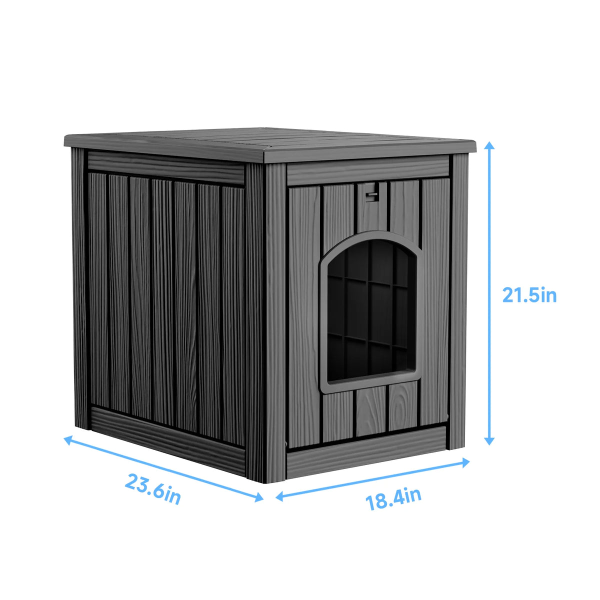 Waterproof Indoor Outdoor Pet Kennel Cat House End Table