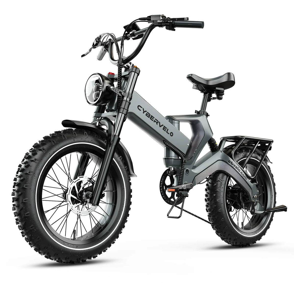 Cybervelo Foldable Electric Bike With 2000W Motor And 48V Battery