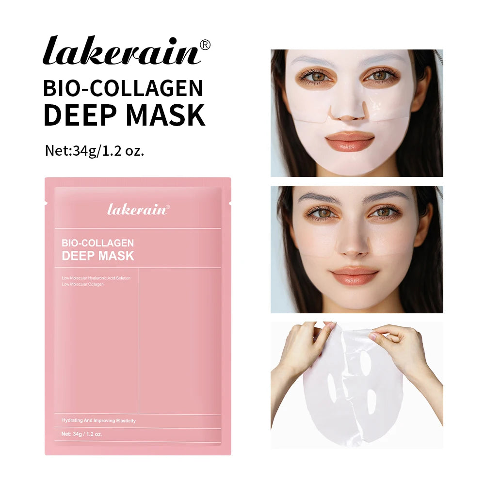 Lakerain Bio Collagen Face Mask Deep Hydrating Anti Aging