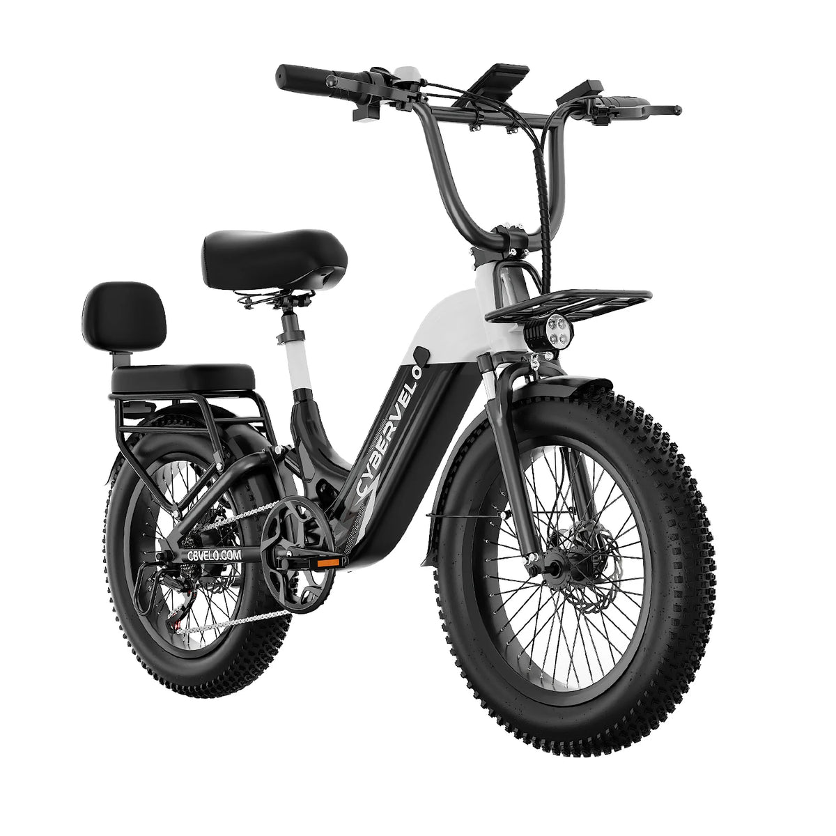 CyberVelo Adult Step Thru Electric Bike 1500W 20Ah Battery