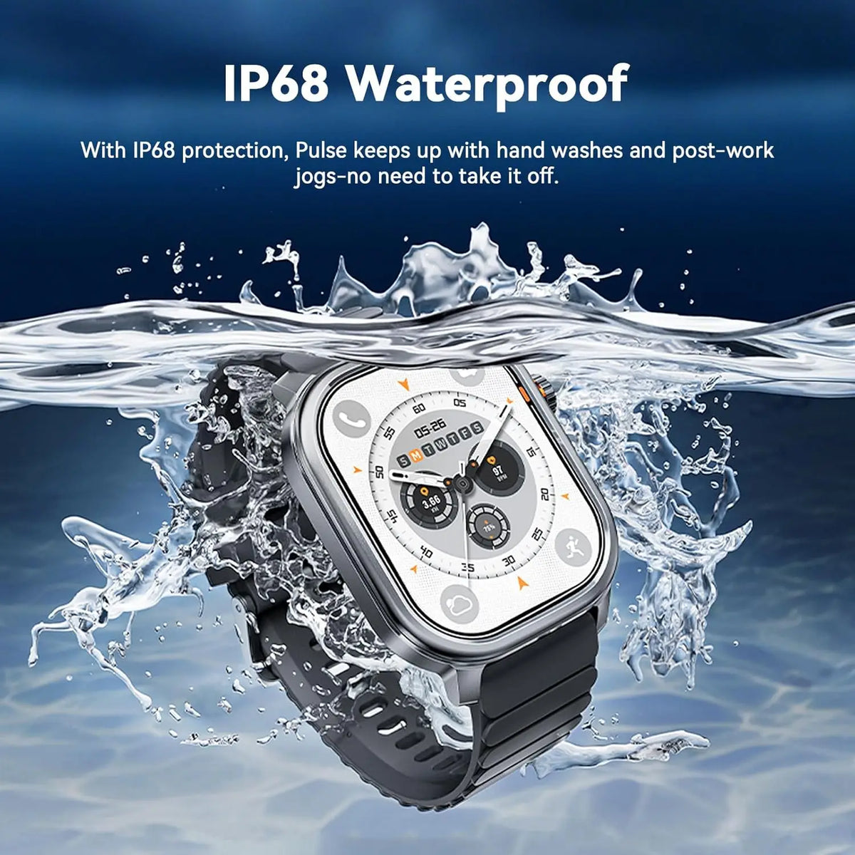 Kospet Pulse Smart Watch Amoled Bluetooth Calling Fitness Tracker