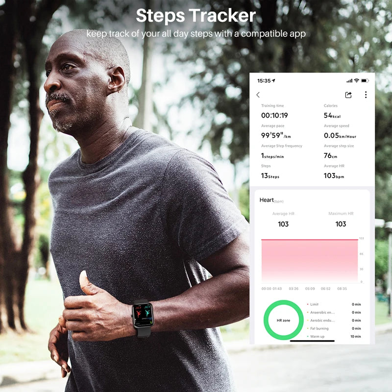 TOZO S2 Smartwatch Alexa Built In 5ATM Waterproof Fitness Tracker