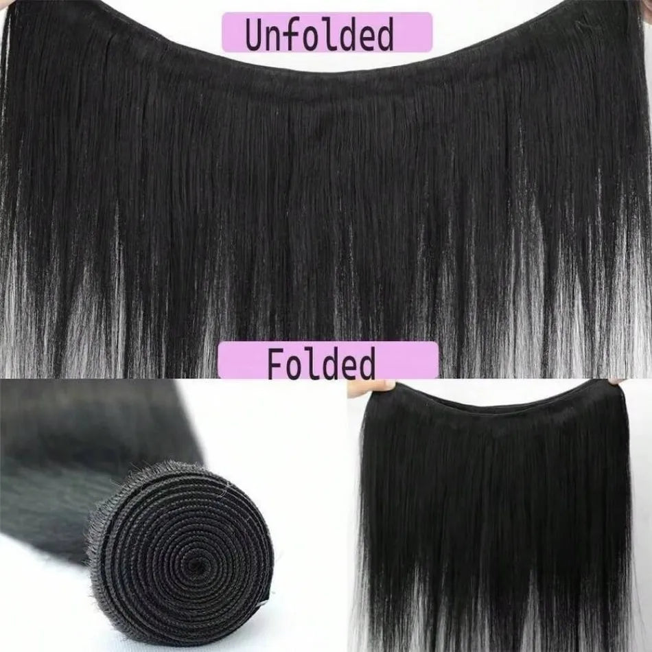 Smilegirl Remy Brazilian Human Hair Extensions Bundles