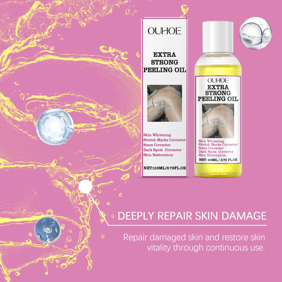 Moisturizing Body Peeling Oil For Soft And Radiant Skin