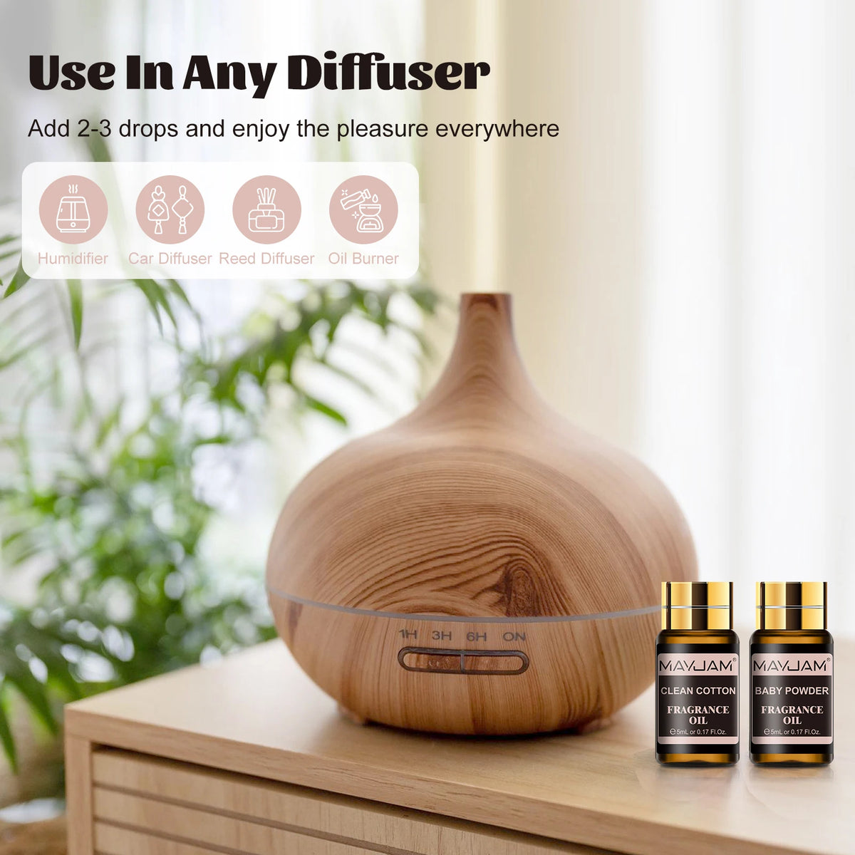 Mayjam Fragrance Oils Kit For Humidifier And Candle Making