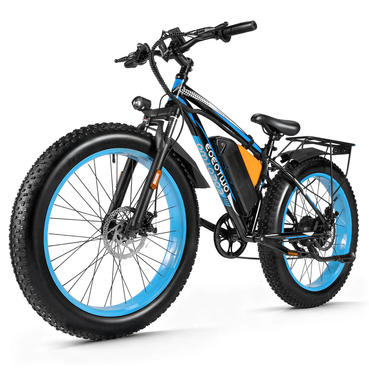 EOEOTWO Fat Tire Electric Bike 48V 1000W Peak 1500W Motor