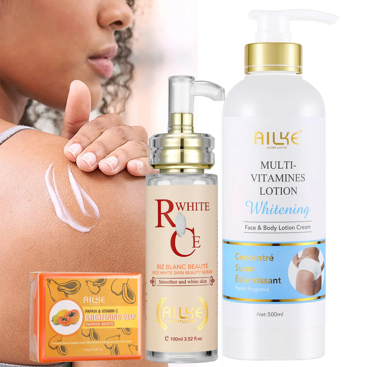 Ailke Multi Vitamin Whitening Body Lotion For Glowing Skin